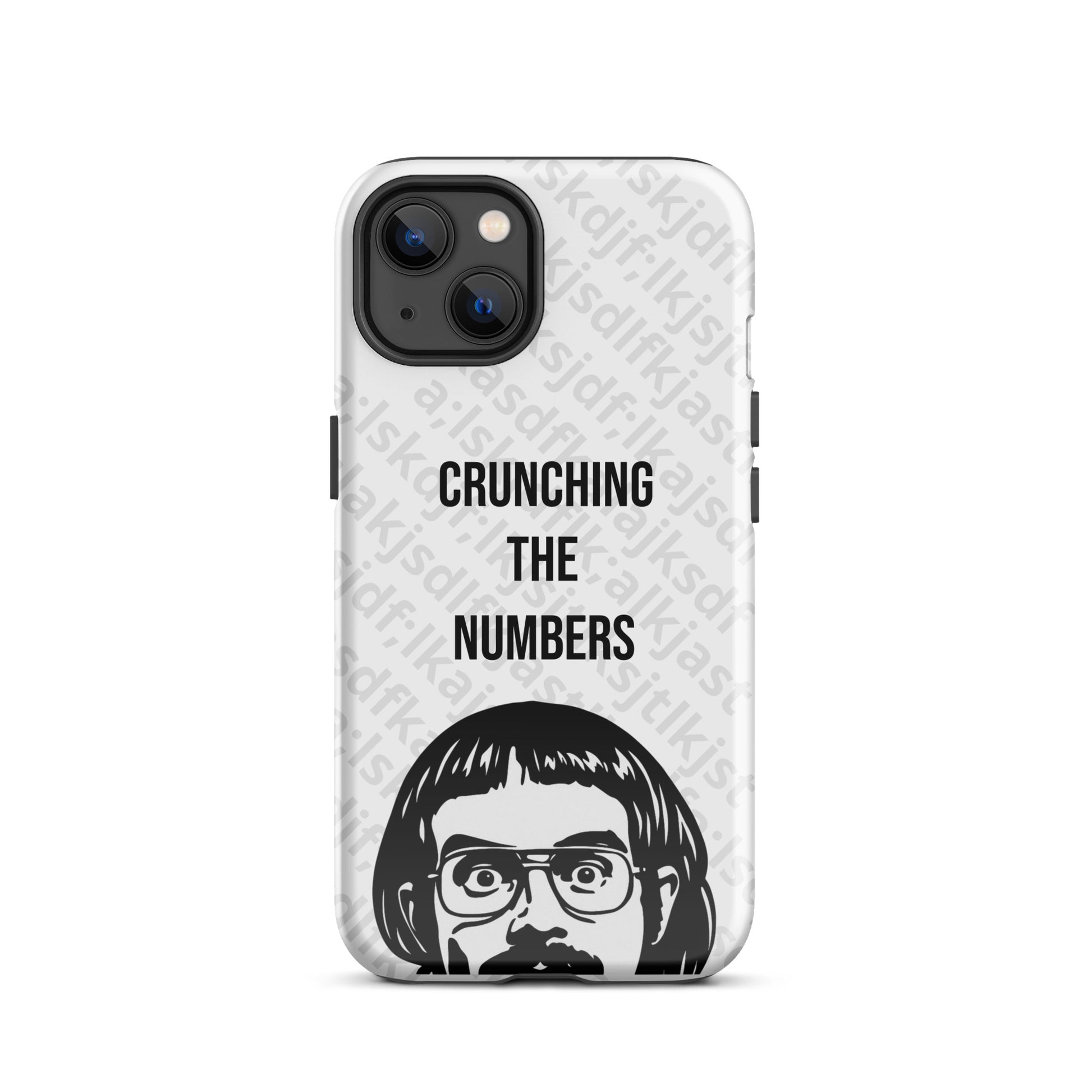 CRUNCHING THE NUMBERS" iPhone Case Chit Merch CRUNCHING THE NUMBERS" iPhone Case Chit Merch